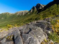 Gletscherschliffe mit Sautinden Ausblick - Svartisen